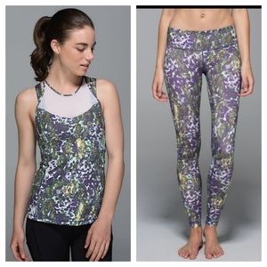 Lululemon Matching Set - Floral Sport Size 6